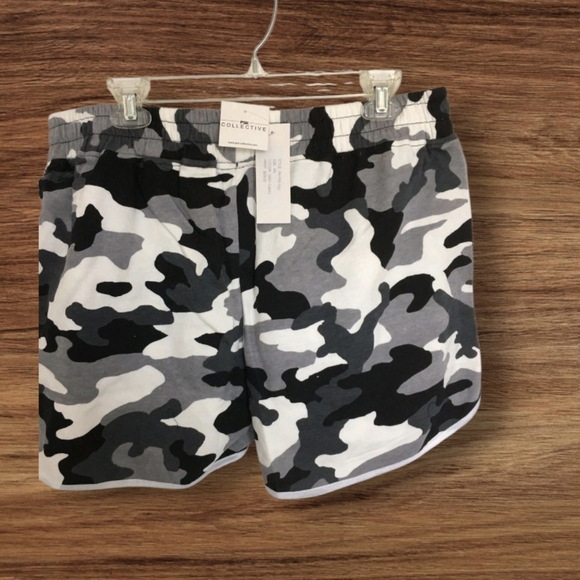 PSK Collective Pants - PSK Collective Women's Gray Camouflage Athletic Shorts